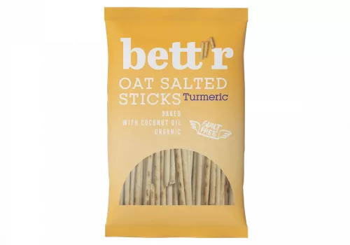 Bettr bio zab pálcika kovásszal kurkumás 50 g - Bio és natúr élelmiszerek