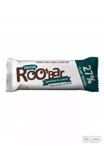 ROOBAR PROTEIN SZELET SPIRULINA-CITROM - 