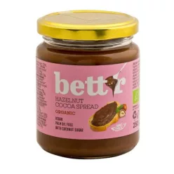 Bettr bio vegán kakaós törökmogyorókrém (nutella) 250 g - Bio és natúr élelmiszerek