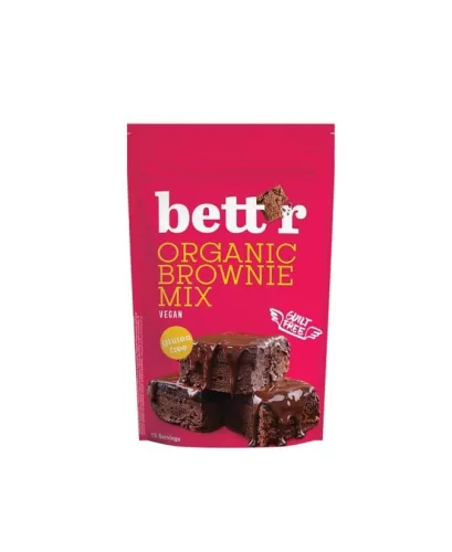 Bettr bio vegán gm brownie sütemény mix por 400 g - Bio és natúr élelmiszerek