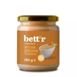 Bettr bio vegán tahini szezámkrém pörkölt szezámmagból 250 g - 