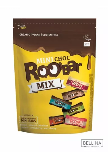 Roobar Bio Mini Choco nyers szelet válogatás 180 g - 