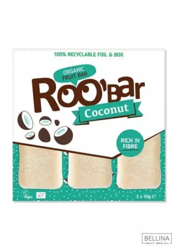Roobar Bio Nyers Kókuszos csomag 3x30g - 