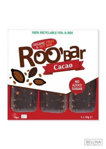 Roobar Bio Nyers Kakaós csomag 3x30g - 