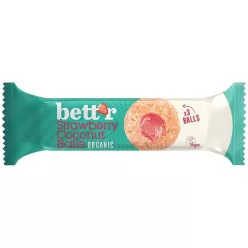 Bett'r Bio földieperrel töltött kókuszos golyó 45g