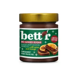 Bett'r Bio Földimogyoró-kakaós krém Fűszeres 250g - 