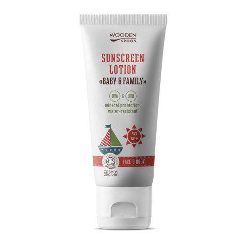 Wooden Spoon bio naptej és testápoló spf 50 100 ml - Bio és natúr kozmetikumok