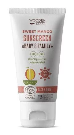 WS Bio naptej és testápoló mangóval SPF50 150 ml - 