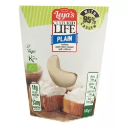Leya's Vegán Bio Kesudiótömb Natúr 100 g