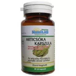 Nutrilab articsóka kapszula 30 db - Bio és natúr étrendkiegészítők