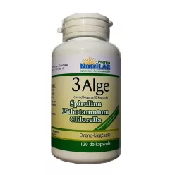 Nutrilab 3 alga tabletta 120x 120 db - Bio és natúr étrendkiegészítők