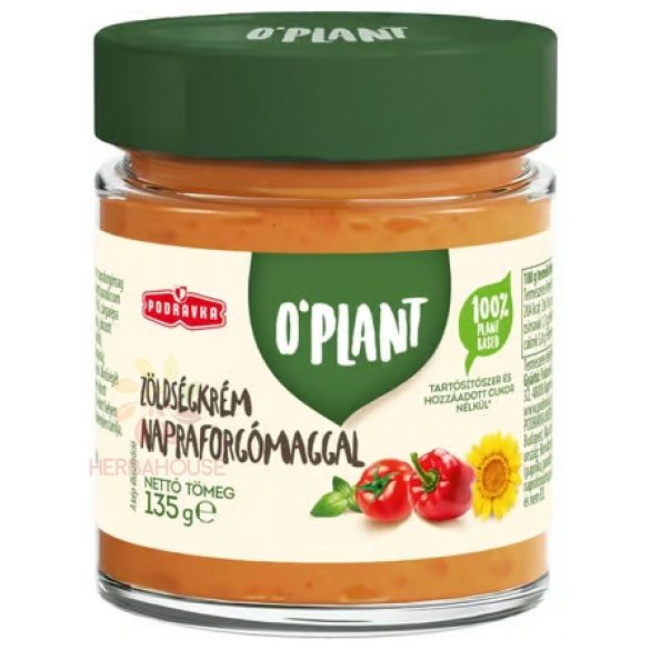 Podravka Oplant Vegan Zöldségkrém Napraforgómaggal 135G
