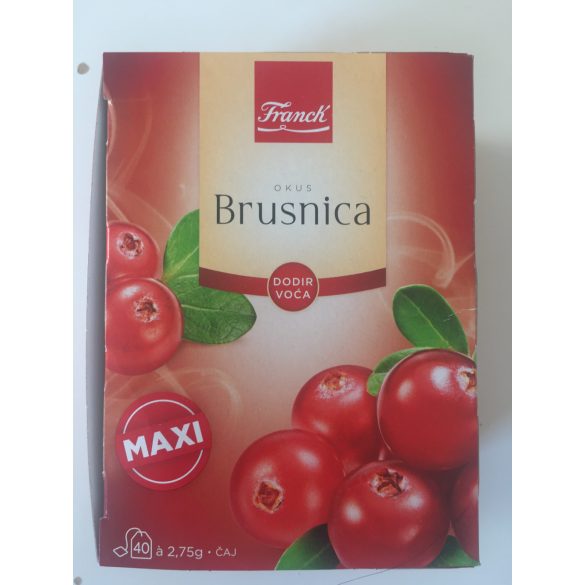 Franck tea vörös áfonya maxi 40x2,75 g 110 g