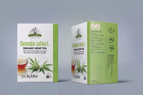 Green Life BIO Kender tea 20 filter Organic Hemp Tea 20x1,4g