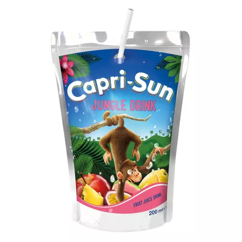 Capri-Sun Jungle Drink Vegyes Gyümölcsital Cukorral És Édesítőszerrel 200Ml