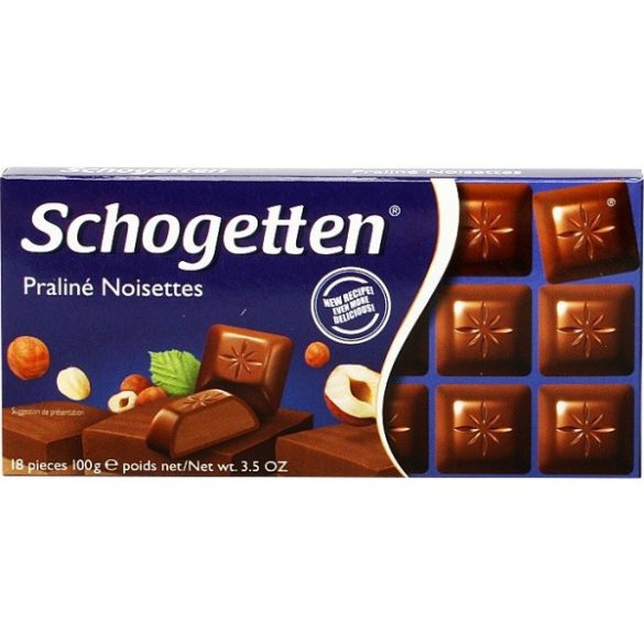 SCHOGETTEN TEJCSOKOLÁDÉ PRALINE NOISETTE