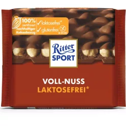Ritter Sport laktózmentes egészmogyorós csokoládé 100 g