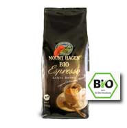 Mount Hagen bio szemes espresso kávé 1000 g - Bio és natúr élelmiszerek