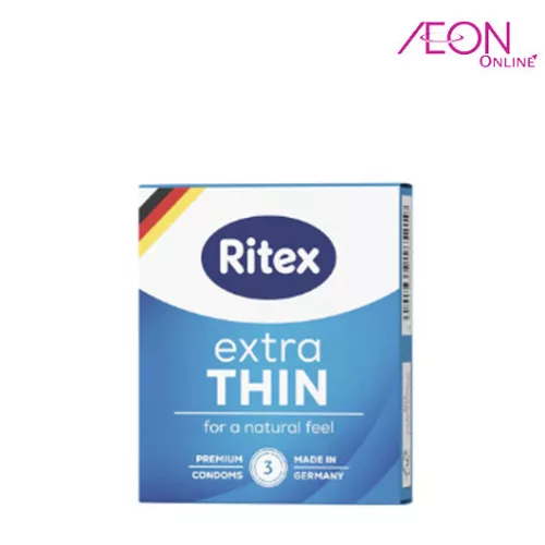 RITEX Extra Thin - vékonyfalú óvszer 3db - Bio és natúr intim termékek