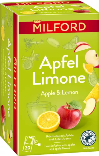 MILFORD GYÜMÖLCSTEA ALMA-CITROM 45G - Bio és natúr élelmiszerek