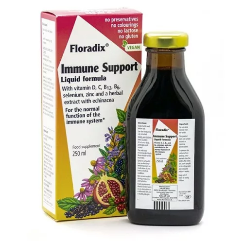 SALUS FLORADIX IMMUNERŐ SZIRUP 250 ml - Bio és natúr étrendkiegészítők