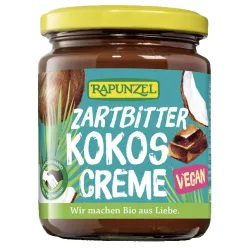 Rapunzel bio étcsokoládé és kókusz krém 250 g - Bio és natúr élelmiszerek