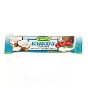 Rapunzel bio gyümölcsszelet kókuszos 40 g - Bio és natúr élelmiszerek