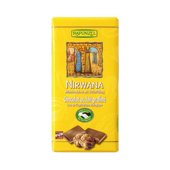 Rapunzel bio nirwana tejcsokoládé 100 g