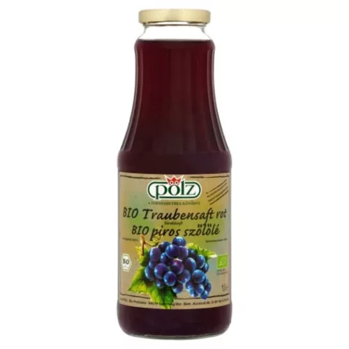 Pölz bio pirosszőlőlé 100% 1000 ml - Bio és natúr élelmiszerek