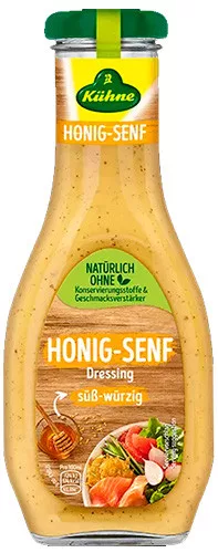 Kühne gluténmentes mézes mustáros öntet 250 ml - Bio és natúr élelmiszerek