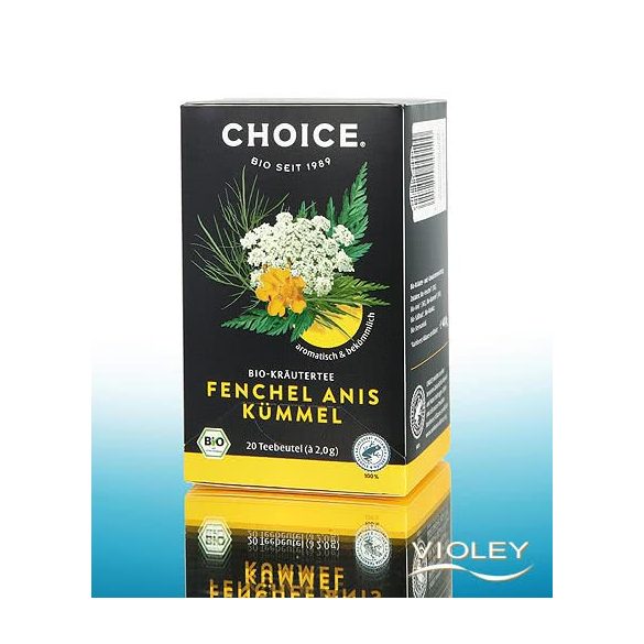 Choice bio gyógynövény tea édeskömény, ánizs és kömény 40 g