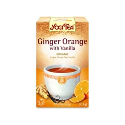 Yogi Bio Narancsos Gyömbér Tea /482008/ 17 filter - Bio és natúr élelmiszerek