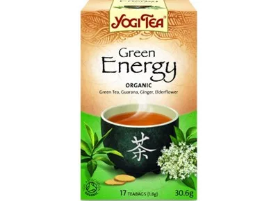 Yogi bio tea zöld energia 17x1,8g 31 g - Bio és natúr élelmiszerek