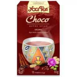 Yogi bio tea csokoládés azték fűszeres 17x2 g 34 g - Bio és natúr étrendkiegészítők