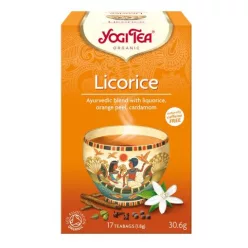 Yogi bio tea édesgyökér egyiptomi fűszeres 17x1,8g 31 g - Bio és natúr étrendkiegészítők