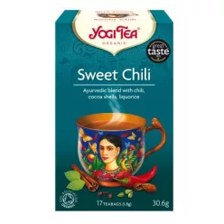Yogi bio tea édes chili mexikói fűszeres 17x1,8g 31 g - Bio és natúr étrendkiegészítők