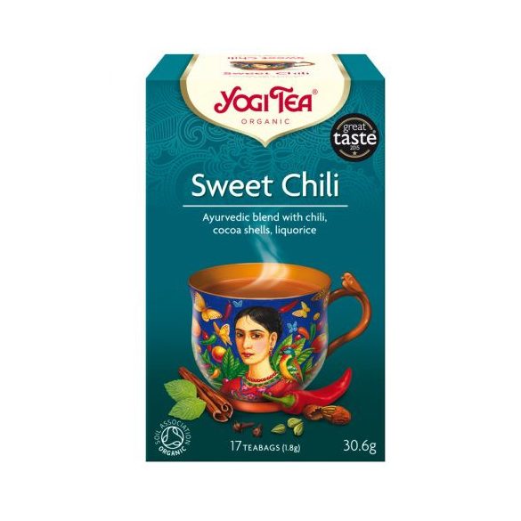 Yogi bio tea édes chili mexikói fűszeres 17x1,8g 31 g