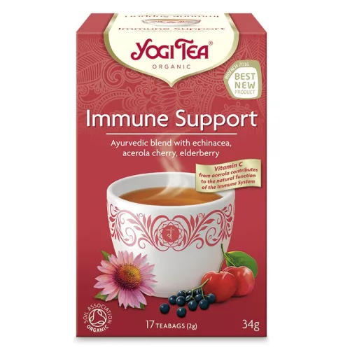 Yogi bio tea immunerősítő 17x2 g 34 g - Bio és natúr élelmiszerek