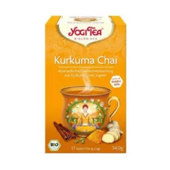 Yogi bio tea kurkumás chai 34 g - Bio és natúr élelmiszerek