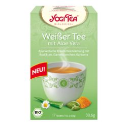 Yogi bio tea fehér tea aloe verával 17x1,8g 17 db