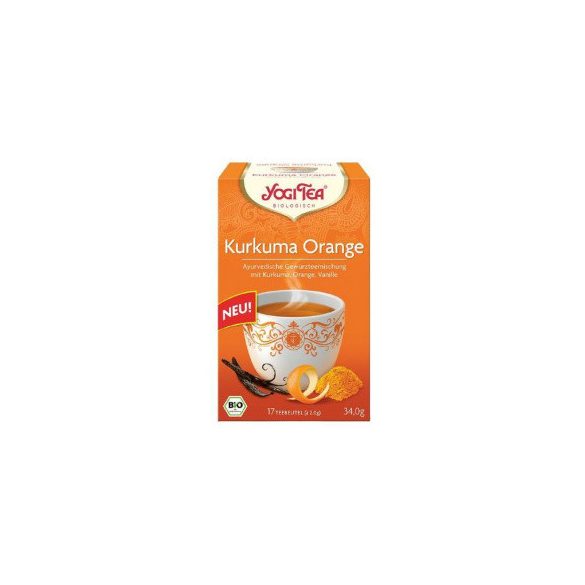 Yogi bio tea kurkuma narancs 17x2 g 34 g