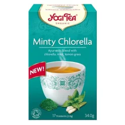 Yogi bio tea mentás tea chlorella algával 17 db 34 g - Bio és natúr étrendkiegészítők