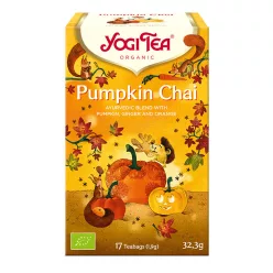 Yogi bio tea sütőtökös chai 17x1,9g 32 g - Bio és natúr élelmiszerek
