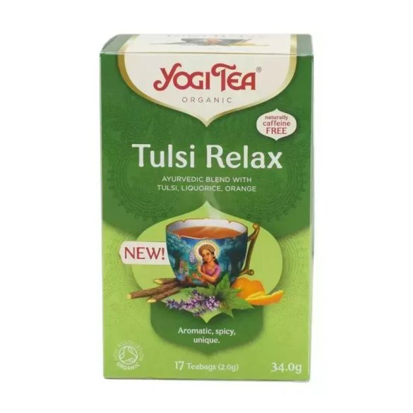 YOGI BIO PIHENTETŐ TULSI TEA