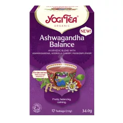 Yogi bio tea ashwagandha egyensúly 17x2 g 34 g - Bio és natúr élelmiszerek