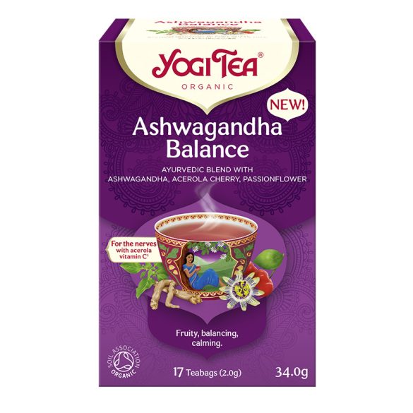 Yogi bio tea ashwagandha egyensúly 17x2 g 34 g