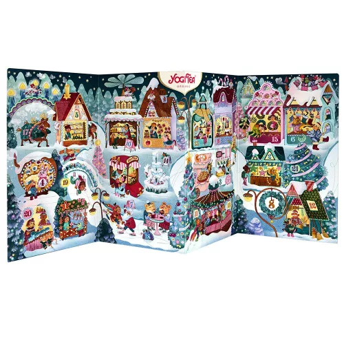Yogi tea Adventi naptár BIO teaválogatás 24db teafilter Christmas Calendar 2025