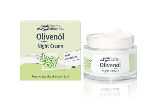 Olivenöl éjszakai regeneráló arckrém 50 ml - Bio és natúr kozmetikumok