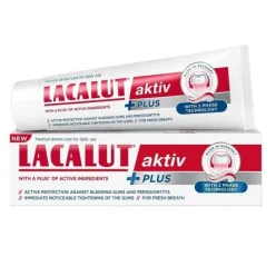 Lacalut aktiv fogkrém plus 75 ml - Bio és natúr kozmetikumok