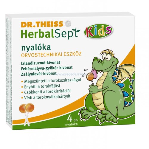 Dr.Theiss herbalsept nyalóka torokfájásra 6 db 85 g - Bio és natúr étrendkiegészítők